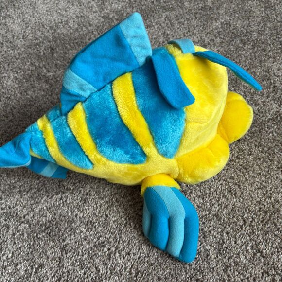 Disneyland Walt Disney World 15"L Ariel's Best Friend Flounder Plush - Picture 2 of 6